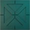 Ekena Millwork 19 5/8in. W x 19 5/8in. H Xander EnduraWall Decorative 3D Wall Panel Covers 2.67 Sq. Ft. WP20X20XAGLN - alternate 1